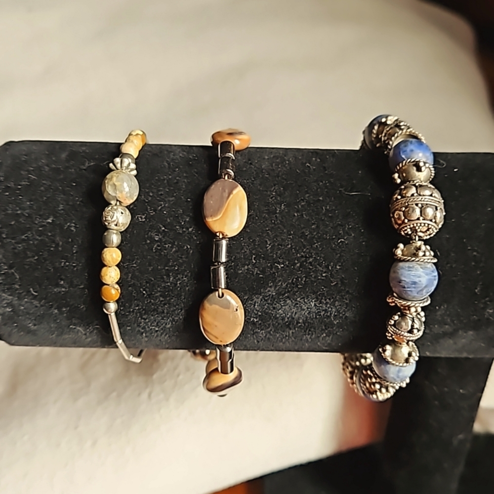 Set of Magnetic Clasp Bracelets